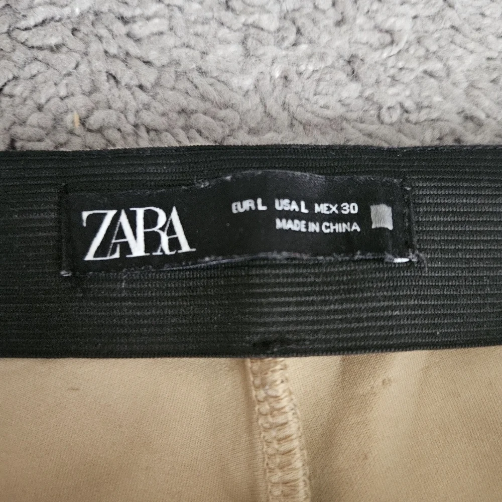 Zara Pull On Snake Print Pants with Elastic‎ Waist Sz Large Mobwife